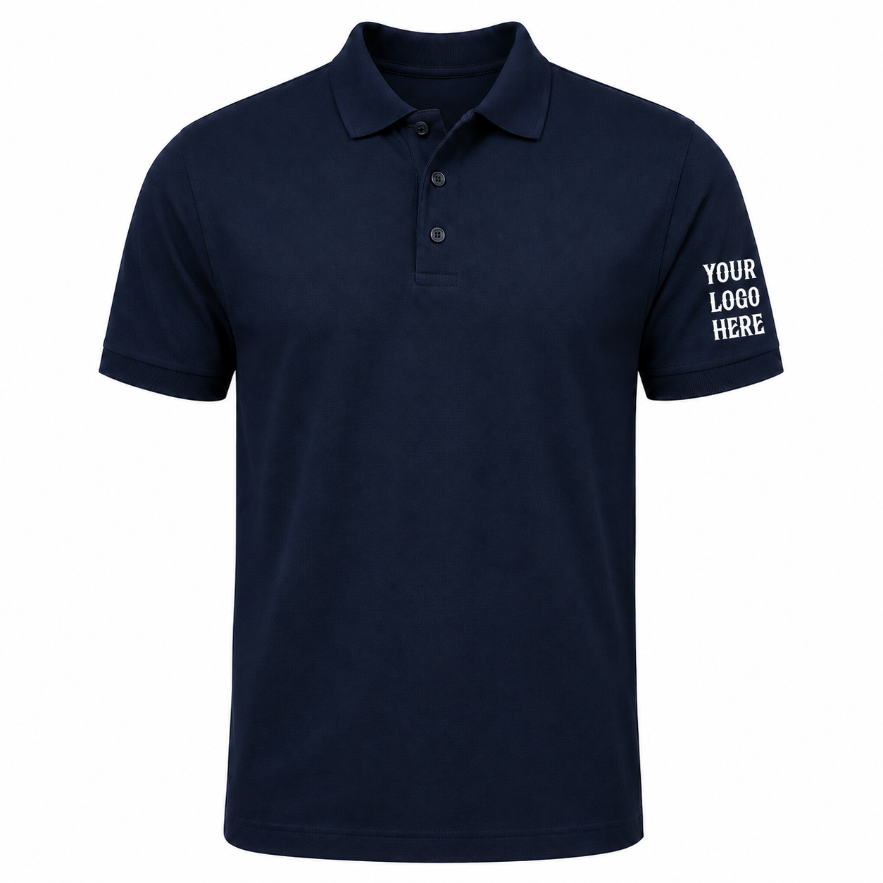 Custom Polo Shirt — Left Sleeve
